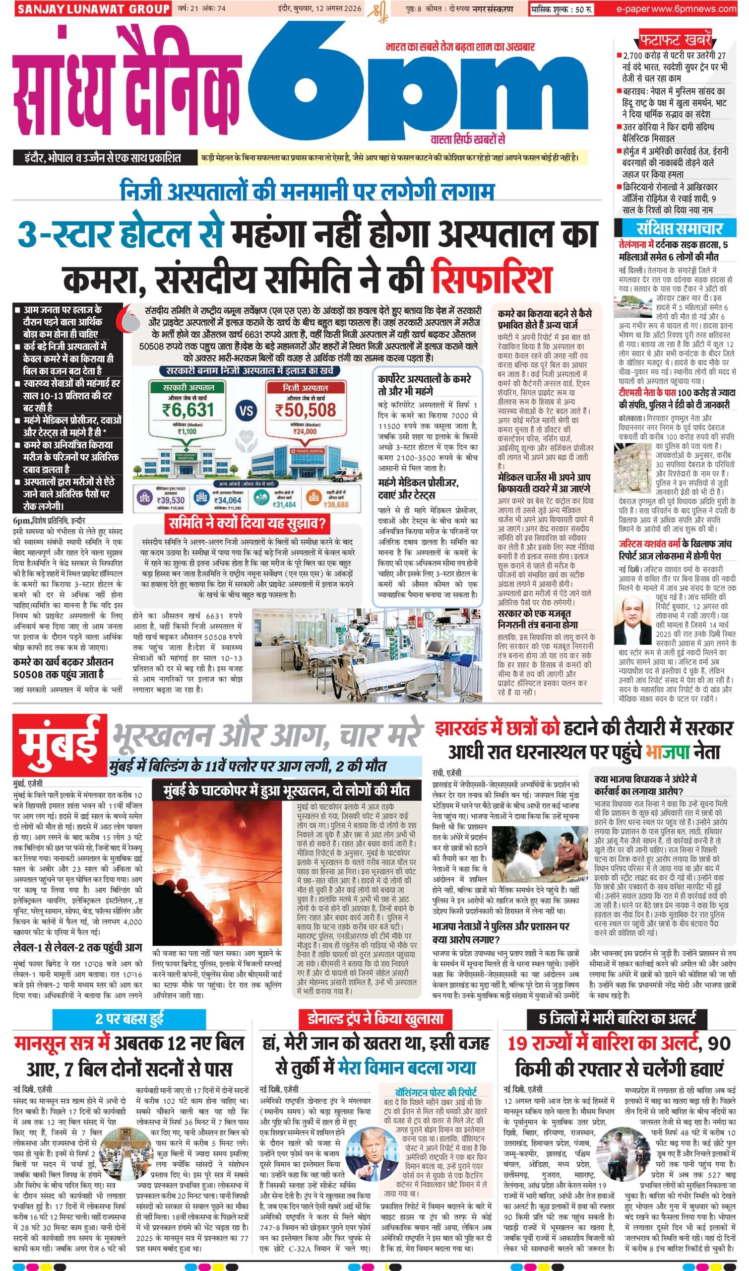 12  August Indore