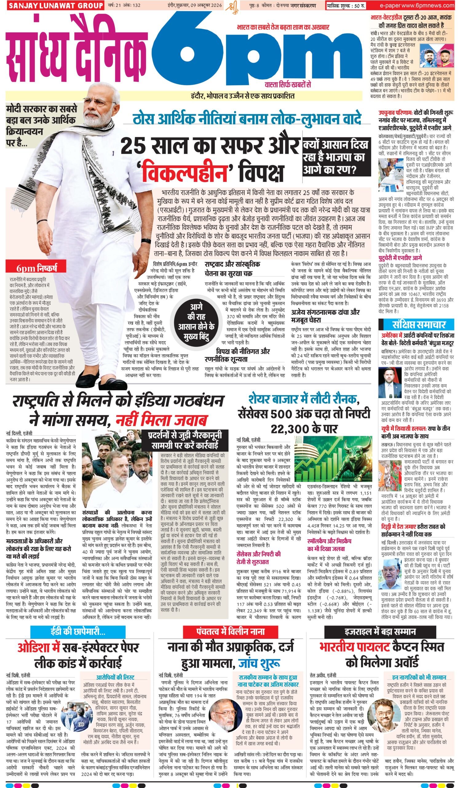 09 October  Indore